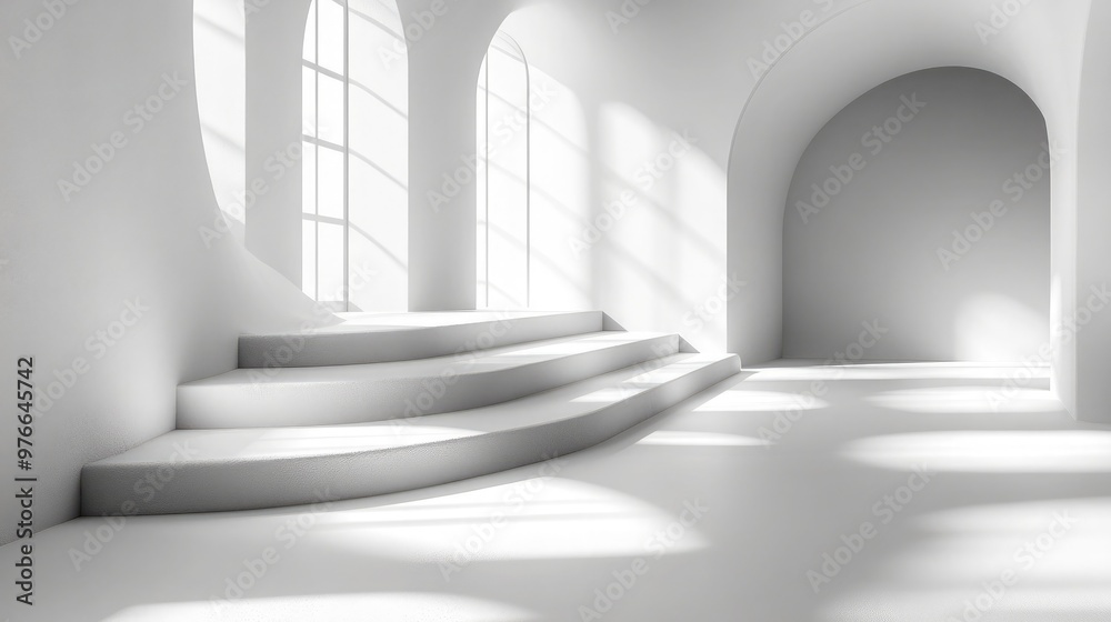 Smooth White Gradient Background Featuring Shadow Effects Ideal for Modern Design Projects Smooth White Gradient Background Featuring Shadow Effects Ideal for Modern Design Projects