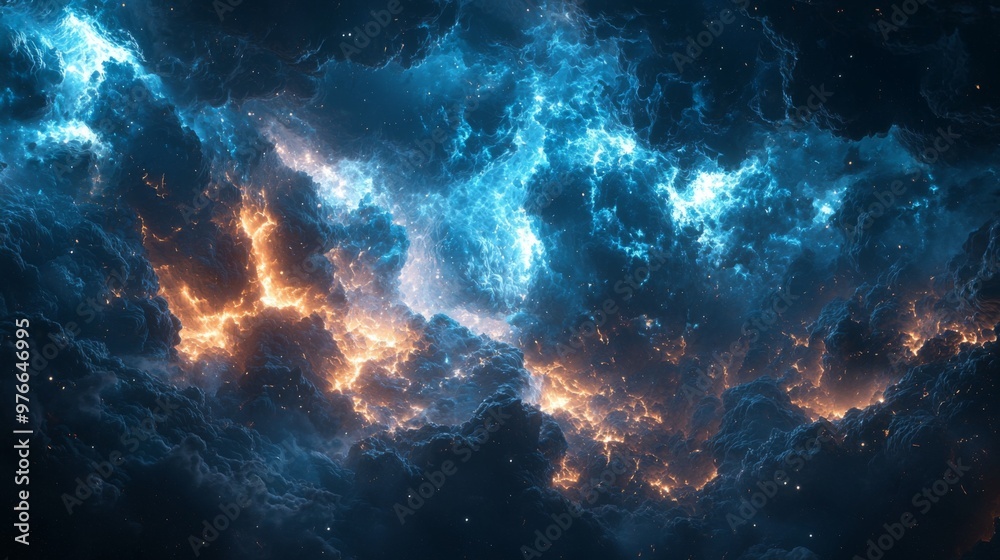 Electrical storm in a striking climate, the atmosphere charged with energy and power Electrical storm in a striking climate, the atmosphere charged with energy and power