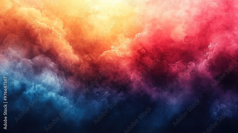 Fototapeta premium Subtle Watercolor Brush Strokes with a Soft Gradient for Artistic Applications and Designs