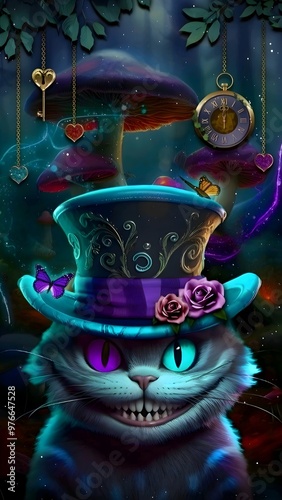 Wallpaper Mural Cats, cutes, wallpaper cats, illustrator Cats, Vector Torontodigital.ca