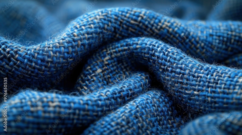 Blue Checkered Plaid on Background Blue Checkered Plaid on Background
