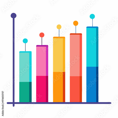 data visualization and infographics vectors, bar graphs, bar chart vectors, minimal horizontal