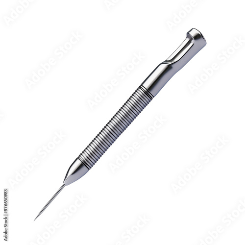 Stainless steel dental scaler tool for oral hygiene and cleaning