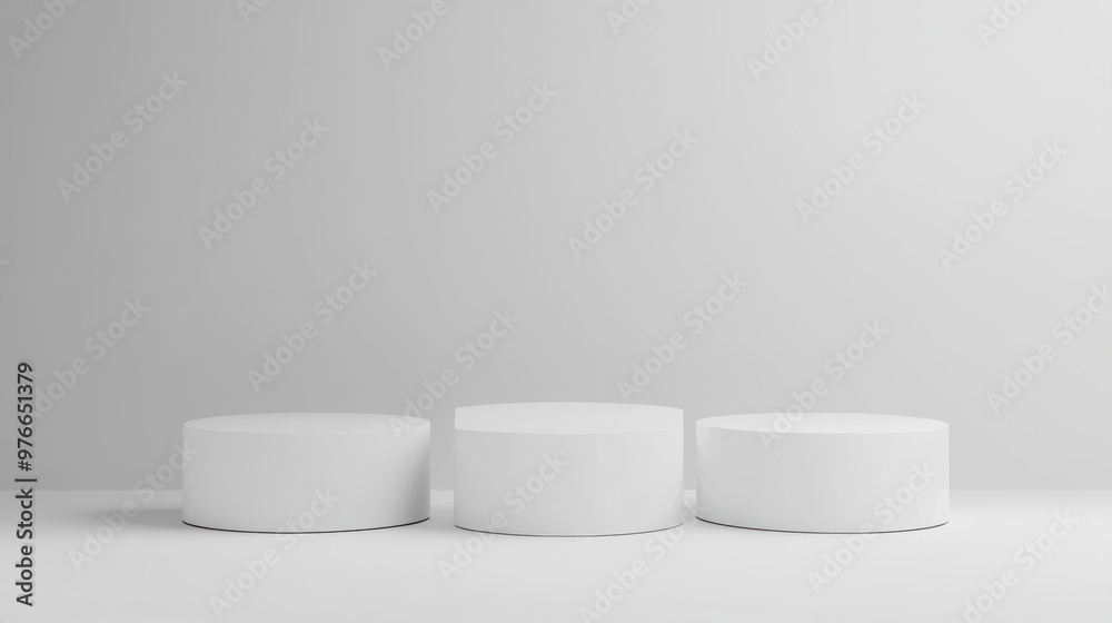 White Cylinders. White Cylinders.