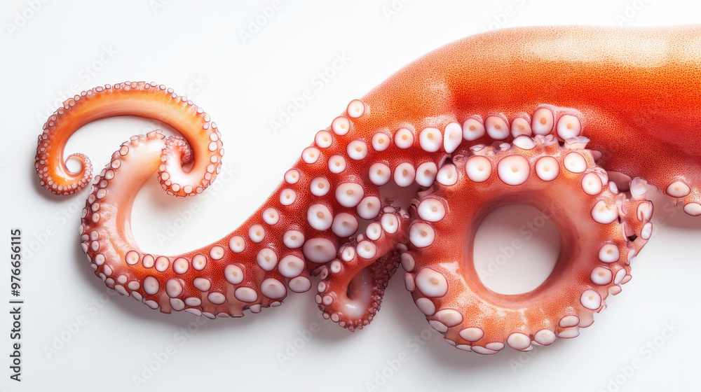 Fototapeta premium close up of octopus leg