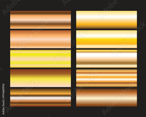 vector golden squares collection