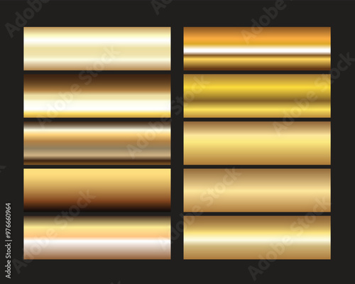 vector golden squares collection