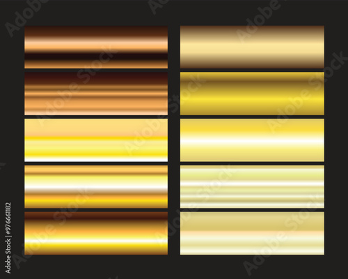 vector golden squares collection