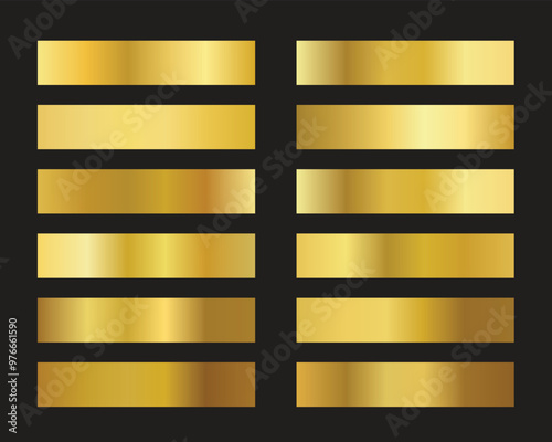 vector golden squares collection