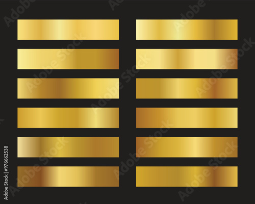 vector golden squares collection