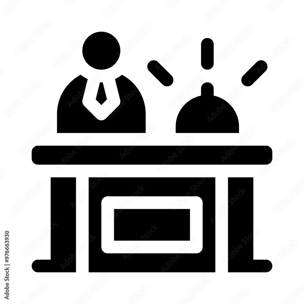 reception glyph icon reception glyph icon