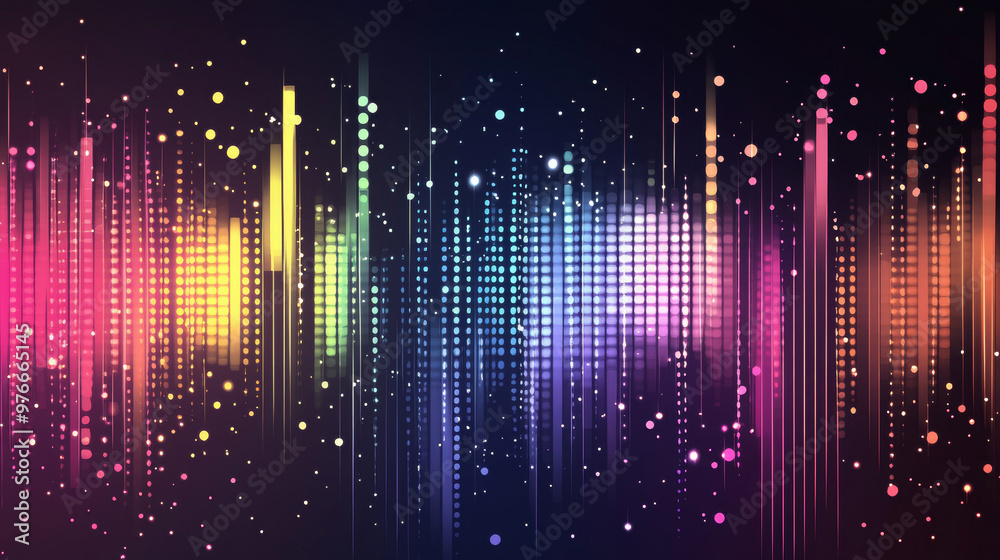 Modern equalizer background for music themes. Vector illustration design. Modern equalizer background for music themes. Vector illustration design.
