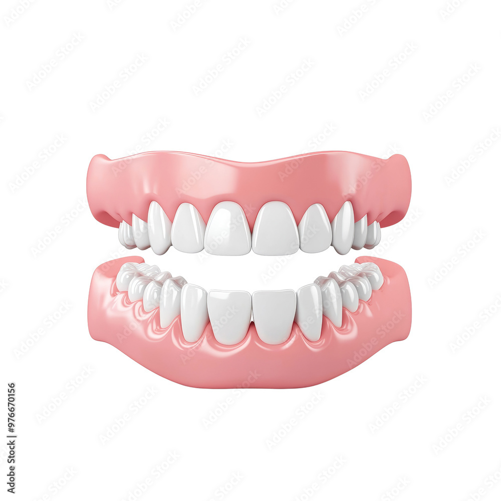 Realistic dental model portraying human teeth and gums for education Realistic dental model portraying human teeth and gums for education