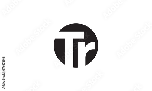 tr logo design, initial letter tr icon design vector template, RT, TR, R, T abstract letters logo monogram, Modern creative unique elegant minimal