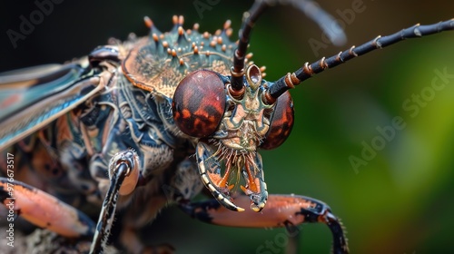 Dobsonfly close up wallpaper photo