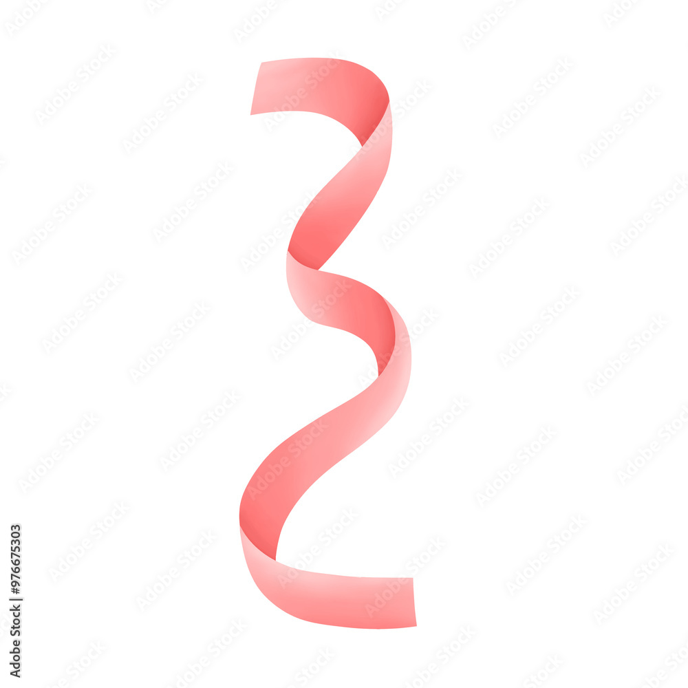 Realistic waving red ribbon isolated on white background. For wedding card design decoration element. Realistic waving red ribbon isolated on white background. For wedding card design decoration element.