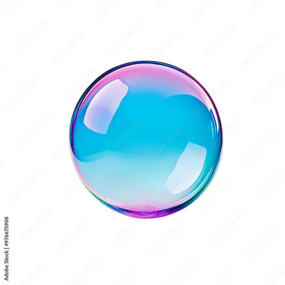 Colorful soap bubble with gradient effect on black background Colorful soap bubble with gradient effect on black background