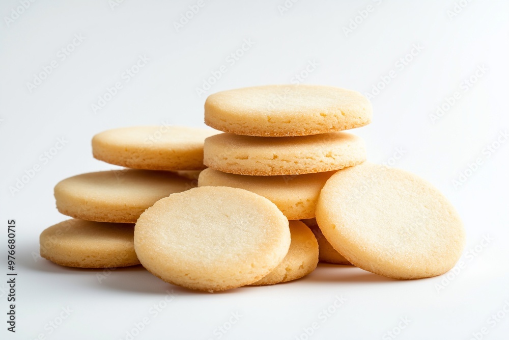 Biscuits crackers isolated on background Biscuits crackers isolated on background