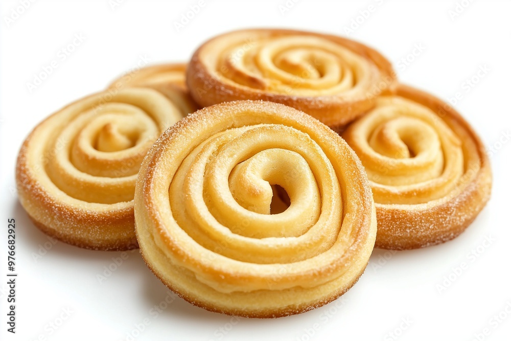 Biscuits crackers isolated on background Biscuits crackers isolated on background