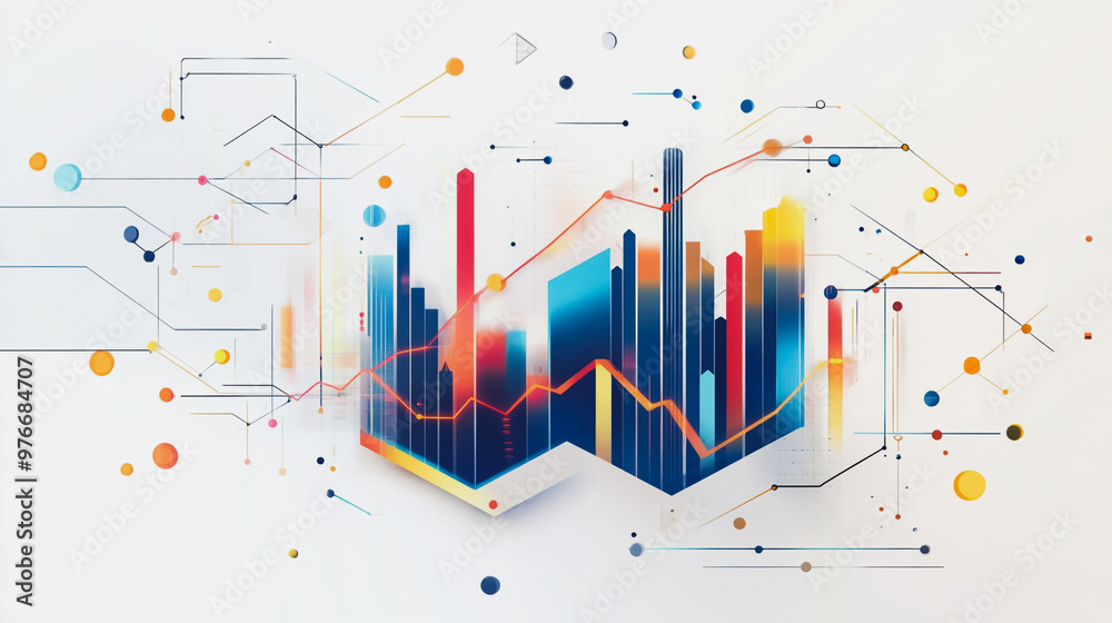 charts and graphs with statistics to innovative analyze business potential and forecast future development of companies growth. charts and graphs with statistics to innovative analyze business potential and forecast future development of companies growth.