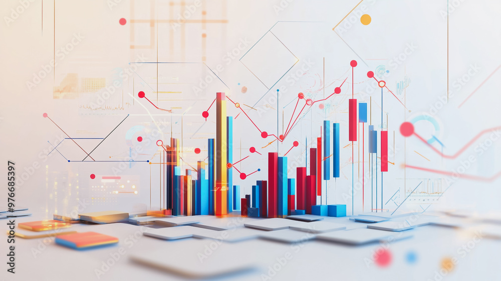 charts and graphs with statistics to innovative analyze business potential and forecast future development of companies growth. charts and graphs with statistics to innovative analyze business potential and forecast future development of companies growth.