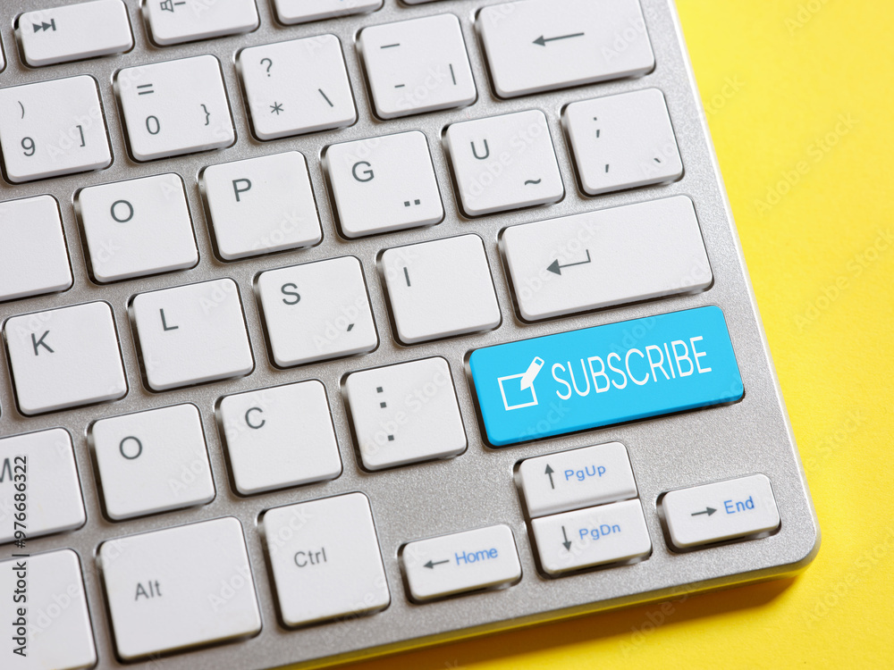 Online subscription or registration. Online subscription or registration.