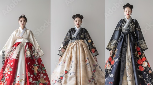 Traditional korean hanbok 