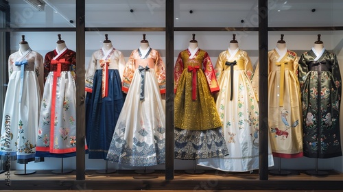 Traditional korean hanbok 