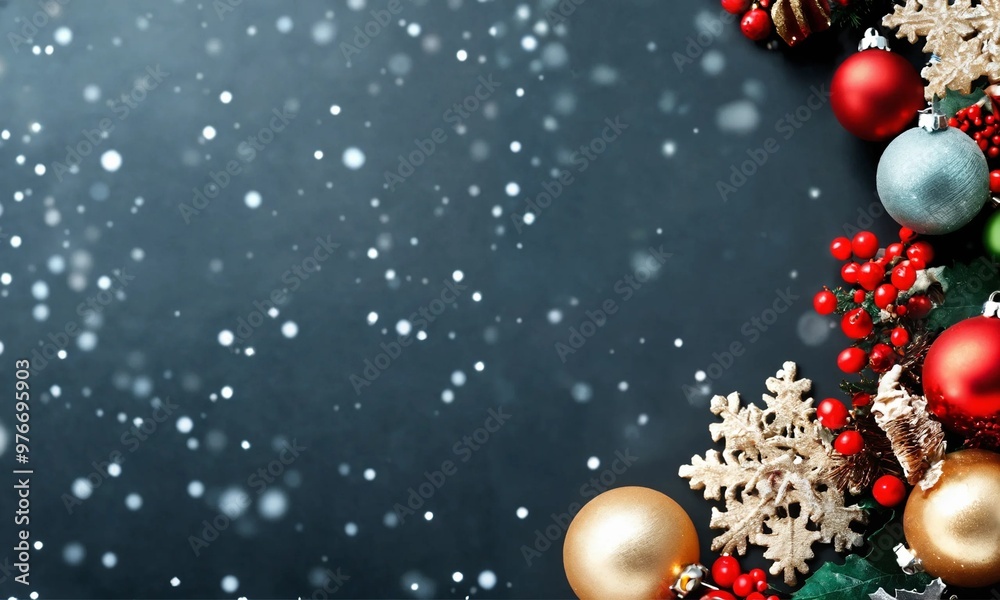 Beautiful celebratory Christmas background. New Year's holidays with copy space Beautiful celebratory Christmas background. New Year's holidays with copy space