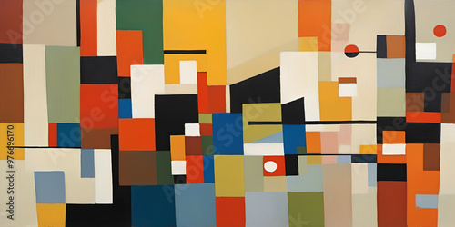 Art background, Suprematism...