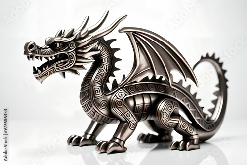 Metallic Dragon figurine. I...