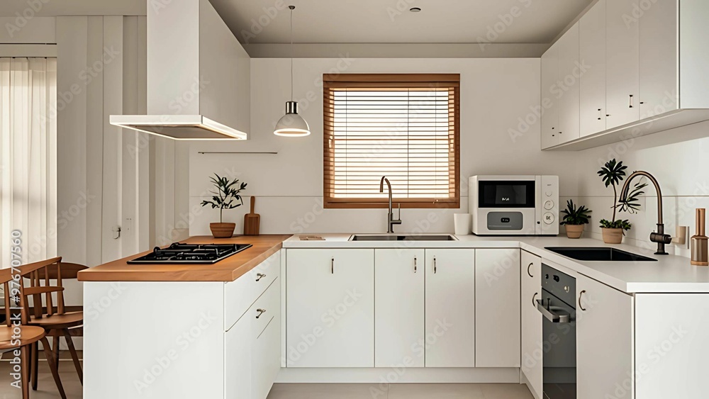 Modern Kitchen Design A Harmonious Blend of Wood and Sleek Minimalism Modern Kitchen Design A Harmonious Blend of Wood and Sleek Minimalism