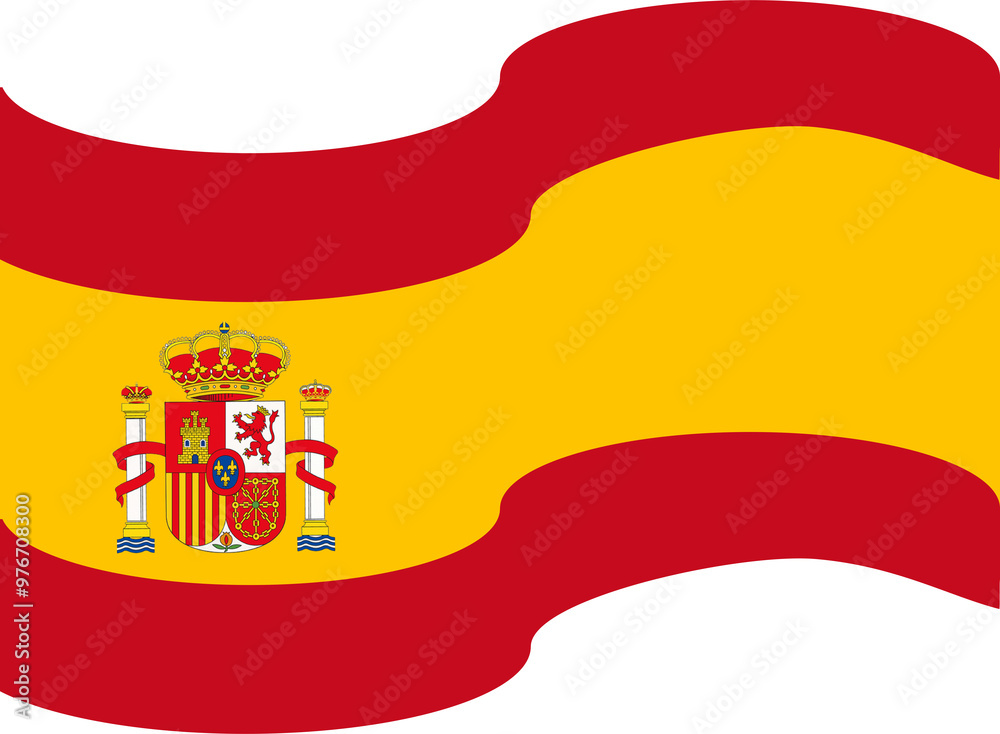 Various design of spain map and flag Various design of spain map and flag