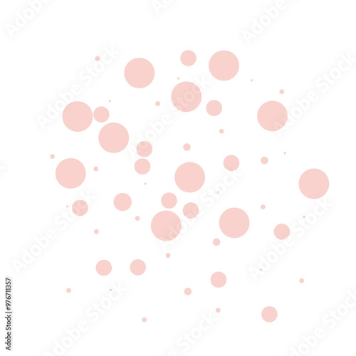 Blue and pink bubbles