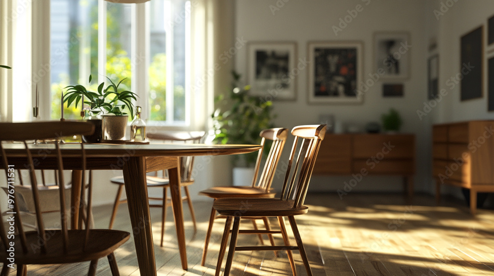 European style roadside dining chairs and tables, cafe view in chocolate brown 3d render European style roadside dining chairs and tables, cafe view in chocolate brown 3d render