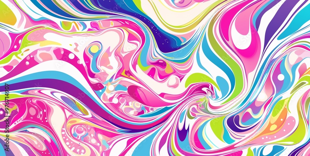 Swirls of vibrant colors create a captivating abstract pattern. Swirls of vibrant colors create a captivating abstract pattern.