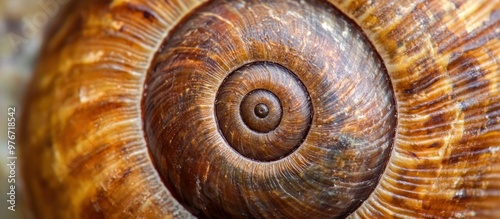 Snail Shell Macro Photography photo