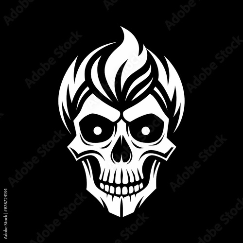 "Stylish Skull Photos on White & Black Backgrounds | Edgy & Bold Aesthetic Photography"