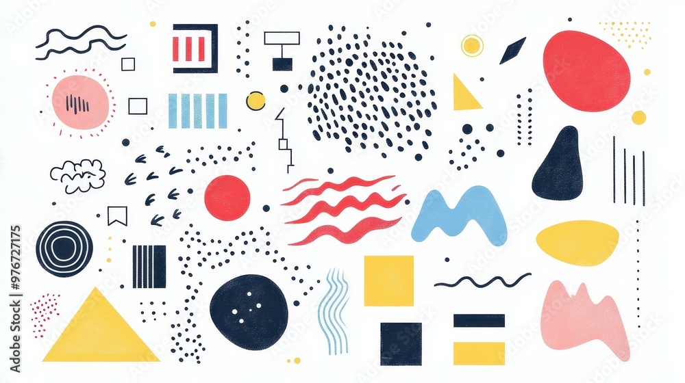 Discover dynamic geometric shapes perfect for modern designs. Ideal for web, print, and mobile use with stylish textures.