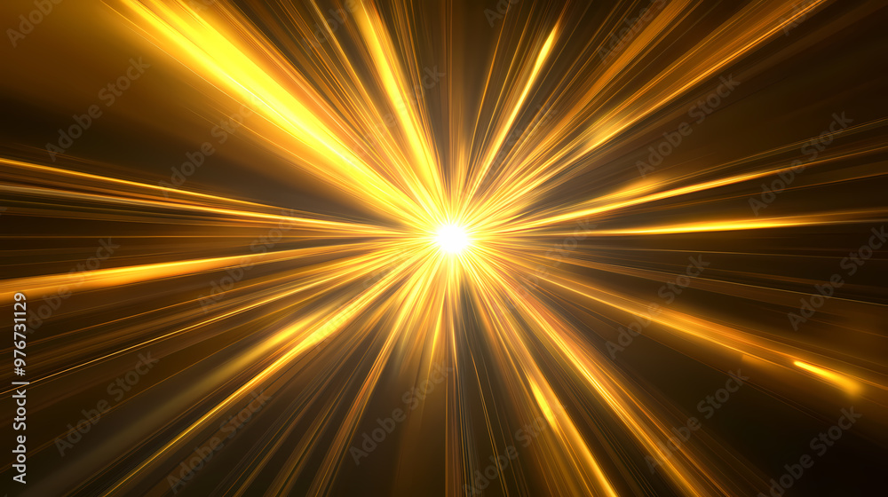 Golden light speed futuristic world Golden light speed futuristic world