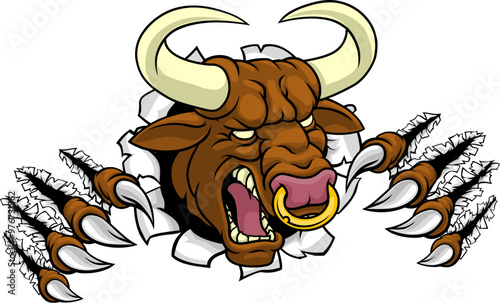 A bull or Minotaur monster ...