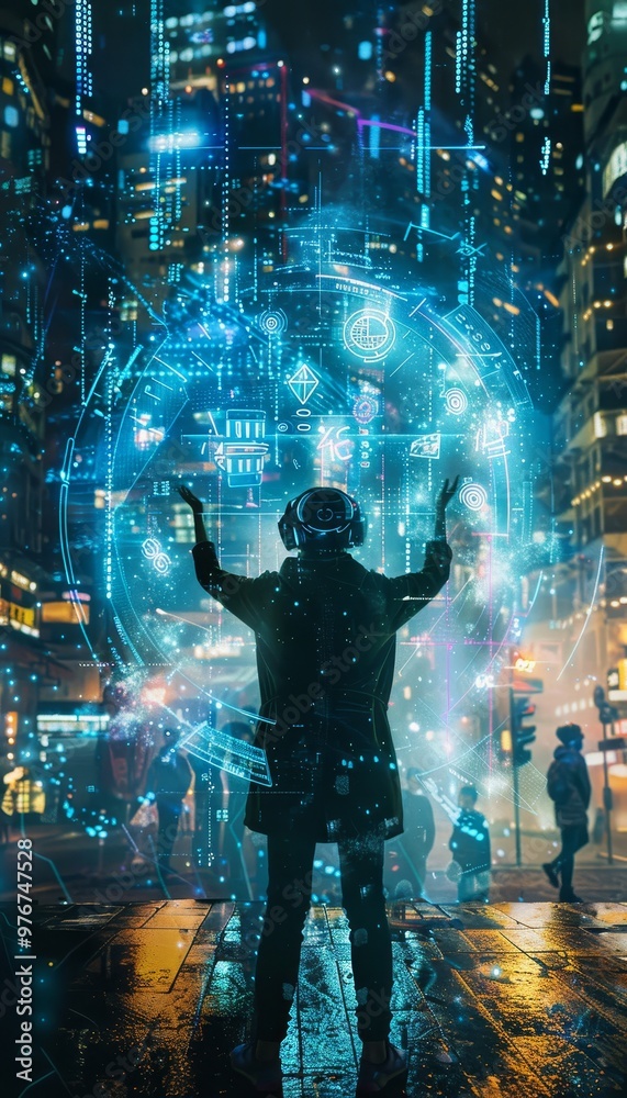 Exploring the metaverse a person engages with vibrant virtual worlds via smartphone and blockchain Exploring the metaverse a person engages with vibrant virtual worlds via smartphone and blockchain