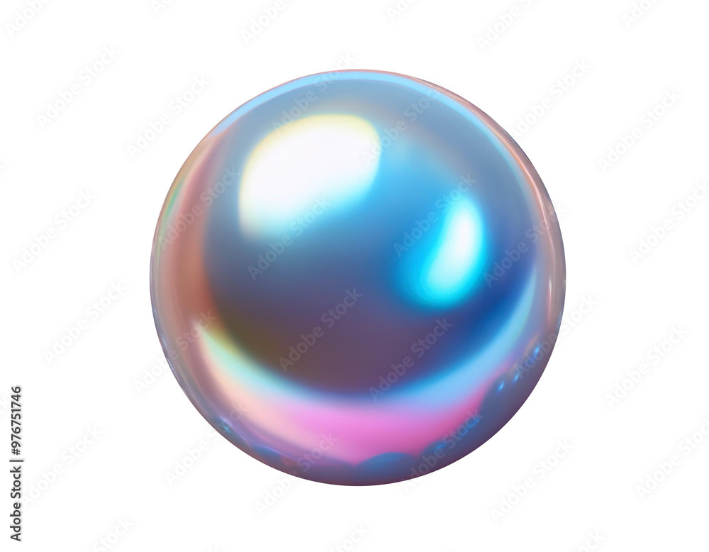 Close-Up Illustration of a Lustrous Pearl with Smooth Surface and Subtle Iridescence Close-Up Illustration of a Lustrous Pearl with Smooth Surface and Subtle Iridescence