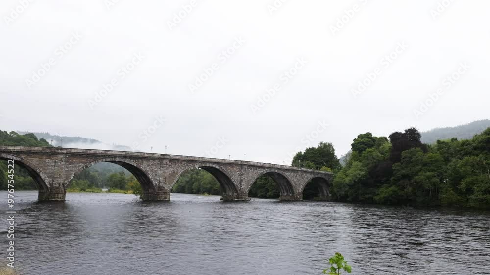 Bridge Over River in Dunkeld Bridge Over River in Dunkeld