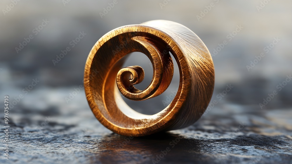 Intricate beryllium copper ring, spiral design with a brushed finish, showcasing both durability and elegance, accentuated by subtle texture detailing Intricate beryllium copper ring, spiral design with a brushed finish, showcasing both durability and elegance, accentuated by subtle texture detailing