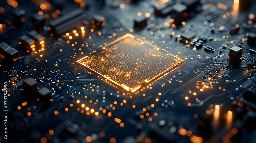 Macro shot of a polished beryllium copper board, with light glinting off its surface to emphasize durability and conductivity in a modern tech setting Macro shot of a polished beryllium copper board, with light glinting off its surface to emphasize durability and conductivity in a modern tech setting