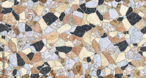 abstract home decorative art wall tiles pattern design background.