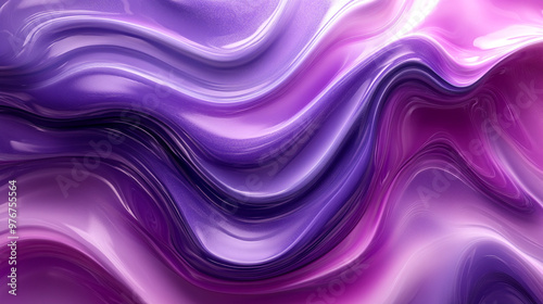 A vibrant abstract background featuring smooth waves of purple and pink hues, perfect for artistic and modern design projects.