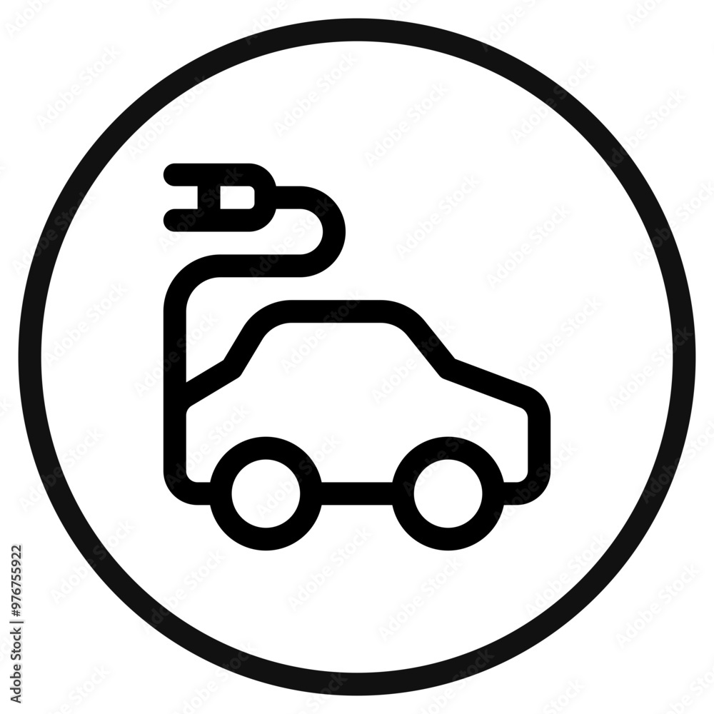 Editable electric vehicle vector icon. Environment, ecology, eco-friendly. Part of a big icon set family. Perfect for web and app interfaces, presentations, infographics, etc
