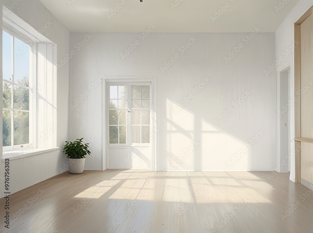 Obraz premium room with window